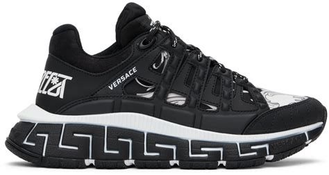 versace shoes white and black